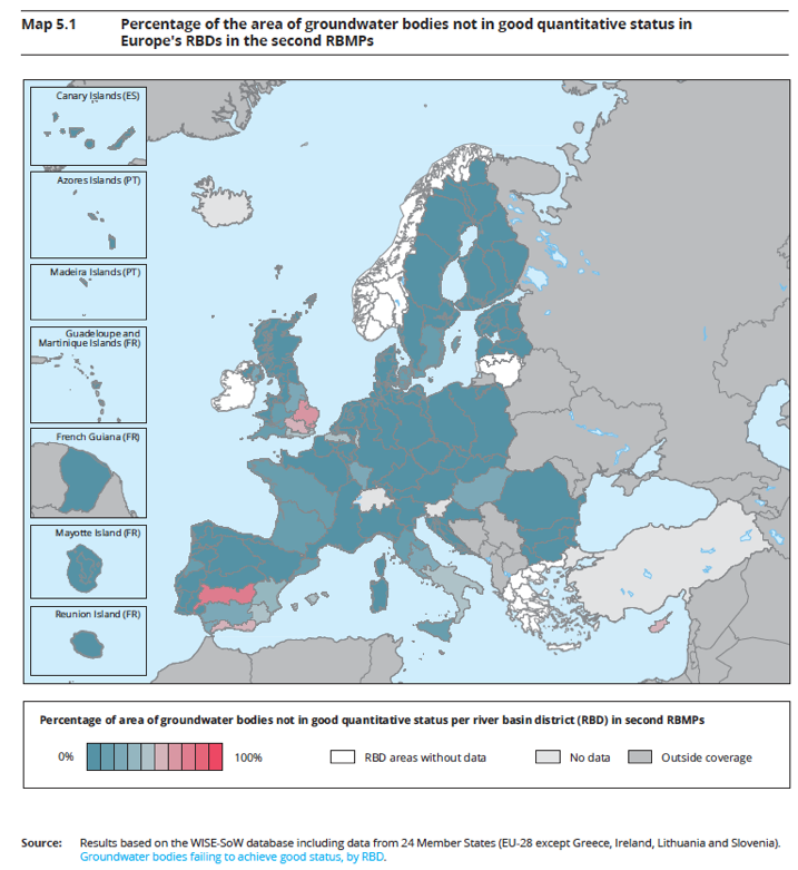 Informe 7/2018 �Aguas europeas, evaluaci�n del estado y las presiones�